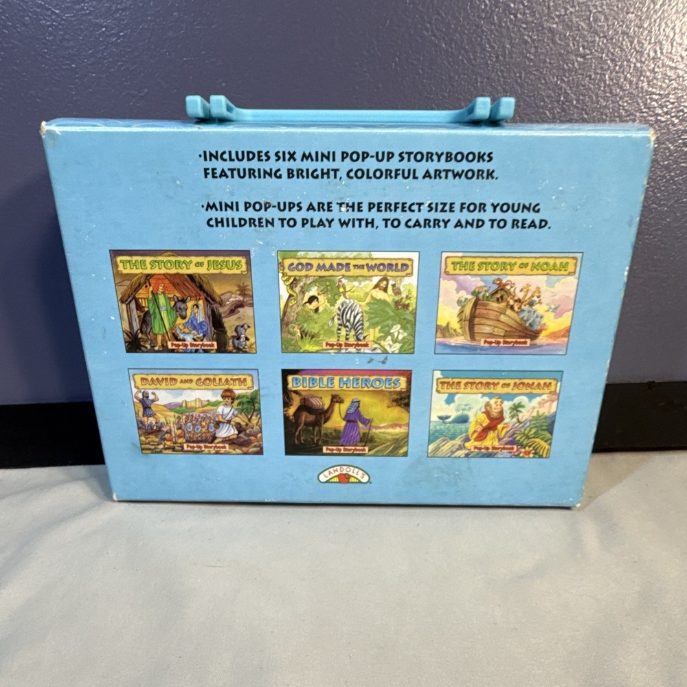 Landoll Bible Mini Pop-Up Storybooks 5 Mini Illustrated Box Set 1999 Ages 4-8 - Picture 2 of 12